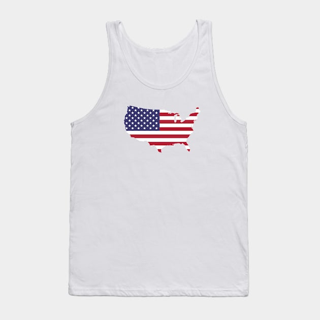 America Tank Top by linesdesigns